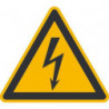 Film de signalisation d'avertissement SL 100 mm Avertissement de tension électrique dangereuse 500 pièces par rouleau