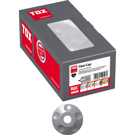 Rondelle métalique TOX Flexi Cap M8 KT (Par 50)
