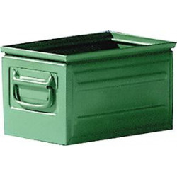Boîte de transport gerbable acier taille 4 vert L200xP300x150 mm