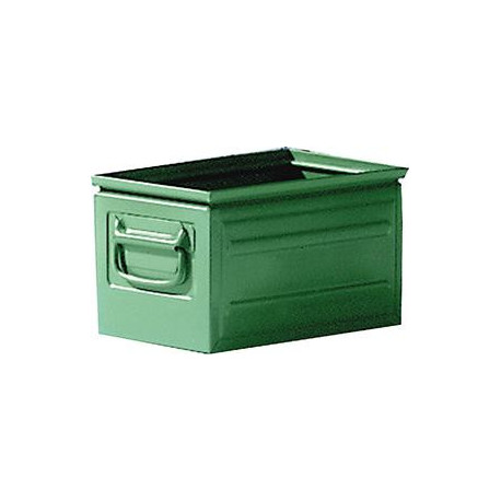 Boîte de transport gerbable acier taille 4 vert L200xP300x150 mm