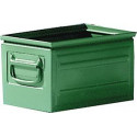 Boîte de transport gerbable acier taille 4 vert L200xP300x150 mm