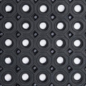 Tapis nid d'abeille (caillebotis) SBR/NR. noir. plafond ouvert. 13 mm. 100x920cm