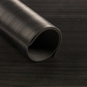 Tapis caoutchouc à fines rainure SBR. noir 3mm 1200mm 10m