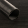 Tapis caoutchouc à fines rainure SBR. noir 3mm 1200mm 10m