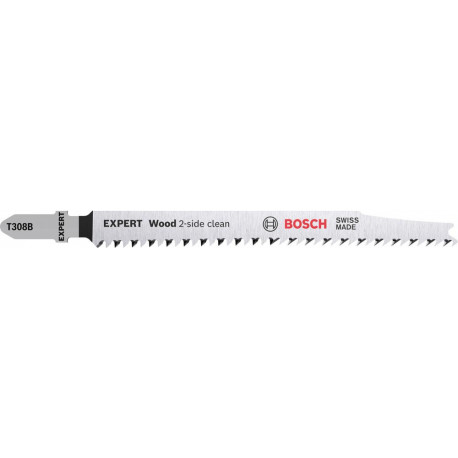 Lame de scie sauteuse a 25 Unité T 308 B Bosch
