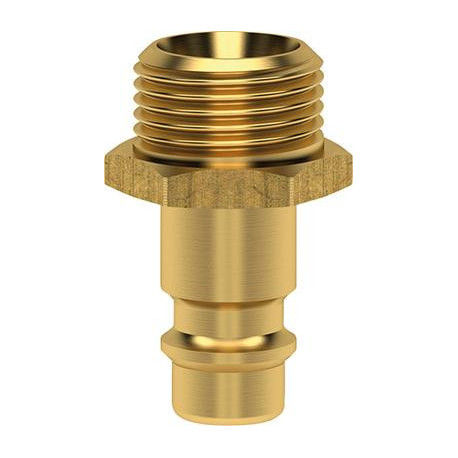 Bouchon mamelon pour couplage NW 7.2mm. Laiton. Série ES. AG G3/8 LÜDECKE