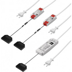 Lampe LED EVG 12VDC 5-30W 220V 2m EFS.0.2m M1x6.dimmbar