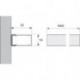 Profil LED ChannelLine A 5er SetL4000. profil de couverture opal