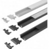Profil ChannelLine C 10er Set L3m.Alu/couvercle klar
