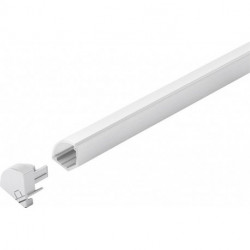 Profil ChannelLine H .10er Set L2m.Alu/couvercle opal