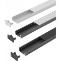 Profil ChannelLine D. black.opalL2m Alu-+ profil de couverture