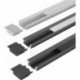 Profil ChannelLine G2 black.opalL2m Alu-+ profil de couverture