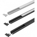 Profil ChannelLine i2 black opalL2m Alu- + profil de couverture