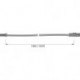 Distributeur 2 voies M1 12VDCL 450mm. le noir