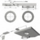 Spot LED EcoPower L noir nw12VDC 3.2W 1.8m Ltg. M1