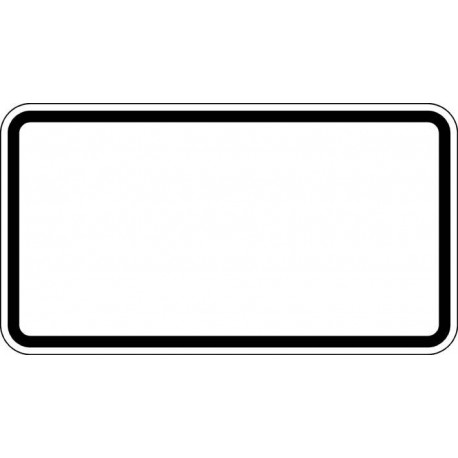Panneau d'avertissement et d'information, feuille type RA 2 - 231x420mm RAL2