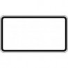 Panneau d'avertissement et d'information, feuille type RA 2 330x600mm RAL2
