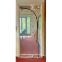 Porte anti-poussière Fermeture à glissière 1,2 x 2,2 m. ruban adhésif