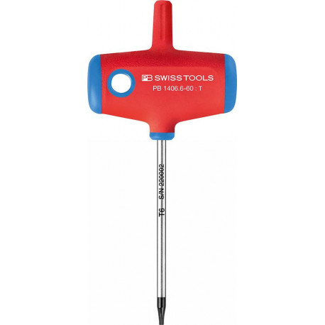 Tournevis avec poignée en T T6x60mm PB Swiss Tools