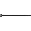 Serre cable noir UV 200x4.5mm a100 unités SapiSelco
