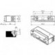 Gâche électrique 5U1X10 9-24V AC/DC Strom mech.E