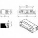 Gâche électrique 5U2X10 9-24V AC/DC Strom mech.A
