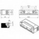 Gâche électrique 5U4X10 12V DC courant de repos