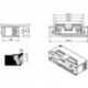 Gâche électrique FS 5UF0X21 9-24VAC/DC AS+Fall