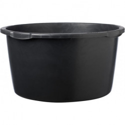 Seau à mortier 45L noir rond. Échelle L