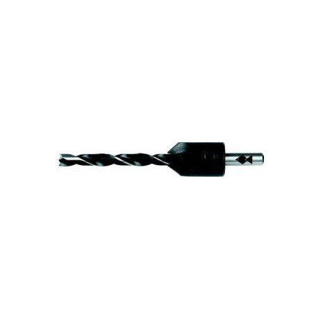 Jeu de fraises HSSmit CV-foret hélicoïdal à bois 7/20mm x 109mm Fisch