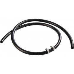 Tuyau de rechange D 10x3 avec colliers de serrage longueur 1.5 m noir MESTO 