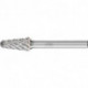 Fraise sur tige KEL D. 10 mm long. tête 20 mm D. tige 6 mm carbure engrènement S 