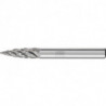Fraise sur tige SPG D. 6 mm long. tête 18 mm D. tige 6 mm carbure engrènement ST 