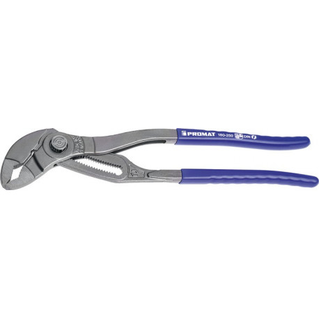 Pince multiprises PRESSplus longueur 250 mm envergure 46 mm polie immergée PROMA 