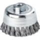 Brosse boisseau D. 80 mm filetage épaiss. de fil 0.5 mm acier 9 000 min-¹ LESSMA 