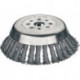 Brosse conique D. 155 mm épaisseur de fil 0.5 mm acier 12 mm perçage 20 mm 10 00 