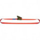 Sangle d'amarrage DIN EN 12195-2 longueur 4 m largeur 25 mm avec rochet LC U 700 daN