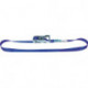 Sangle d'amarrage DIN EN 12195-2 longueur 6 m largeur 25 mm avec rochet LC U 1000 daN