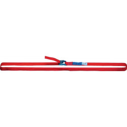 Sangle d'amarrage DIN EN 12195-2 longueur 2 m largeur 25 mm avec fermeture à serrage LC U 250 daN