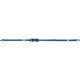 Sangle d'amarrage DIN EN 12195-2 longueur 6 m largeur 25 mm avec rochet + crochets pointu LC U 1000 daN