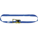 Sangle d'amarrage DIN EN 12195-2 longueur 8 m largeur 50 mm avec rochet LC U 5000 daN