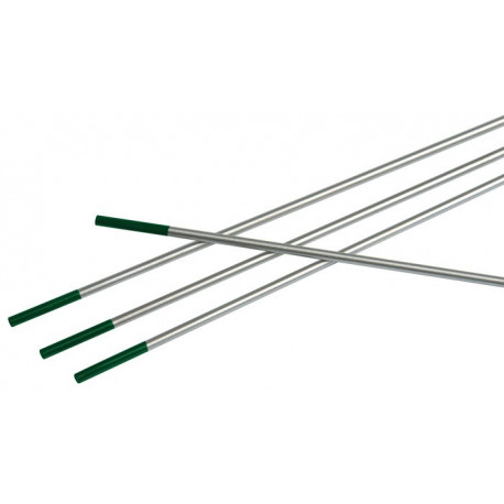 Électrode en tungstène WP D. 16 mm longueur 175 mm vert LITTY (Par 10)
