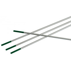 Électrode en tungstène WP D. 32 mm longueur 175 mm vert LITTY (Par 10)