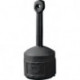 Cendrier sur pied D419xH978mm noir polyéthylène standard JUSTRITE 