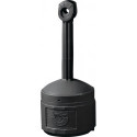 Cendrier sur pied D419xH978mm noir polyéthylène standard JUSTRITE 