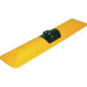 Bordure L1000xl220xH70mm PPC jaune 4 yeux de chat réfléchiss.. des 2 côtés 