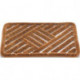 Paillasson brosses en coco coco naturel/acier L500xl800xS30mm 