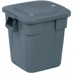 Conteneur polyvalent gris 1515 l PE L595xl595xH730 mm RUBBERMAID