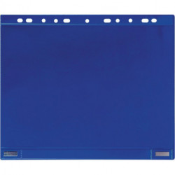 Pochette transparente magnétique l265xH315mm bleue pour format DIN A4 TARIFOLD 
