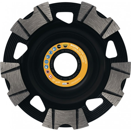 Meule diamanté UBX 150 mm pour les machines Hilti Béton. chape 19 mm SAM 
